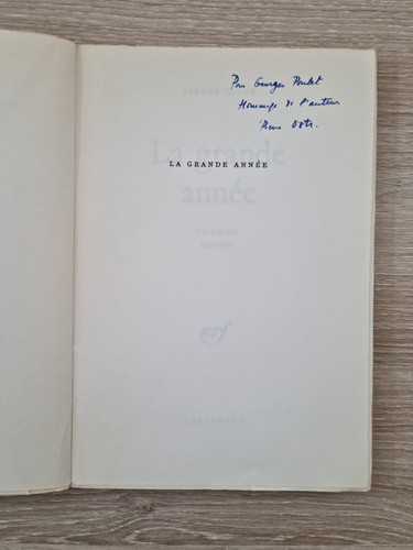 Grande année poèmes - annÉe,