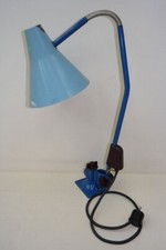 Ancienne Col de Cygne Lampe D'Atelier Art Déco Bauhaus Bureau Lampe