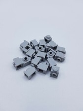 LEGO LOT 20 X  ANGULAR BRICK 1X1 LIGHT BLUISH GRAY REF  4070 / 4211476 *NEUF*