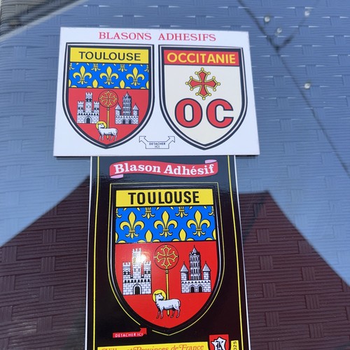 Blasons adhesifs villes - blasons, et