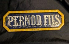 Plaque PERNOD FILS, Tôle