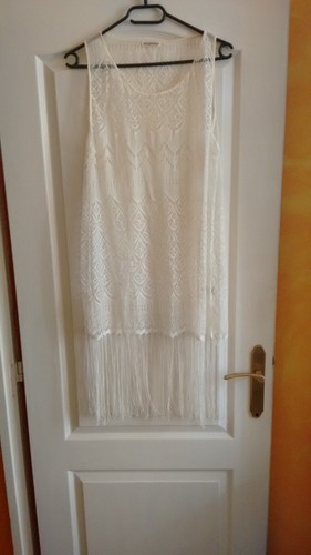 Robe crochet courte - , à