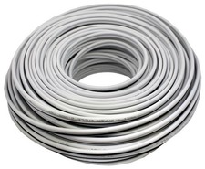 Câble 100 M 2x 4 MM² Blanc - Audio Câble D'Enceinte Voiture Hifi