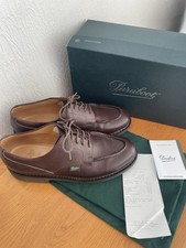 CHAUSSURE PARABOOT "CHAMBORD" CUIR DERBIES 9,5/ 43,5 TRES BON ETAT MEN'S SHOES