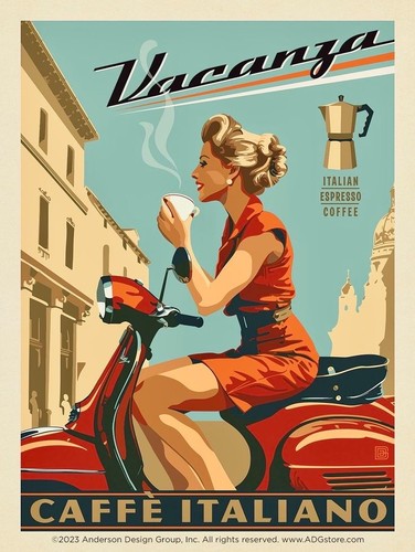 Vacanza italian coffee red - coffee,