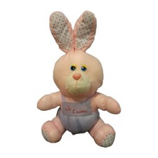 C1/  Peluche Doudou Lapin