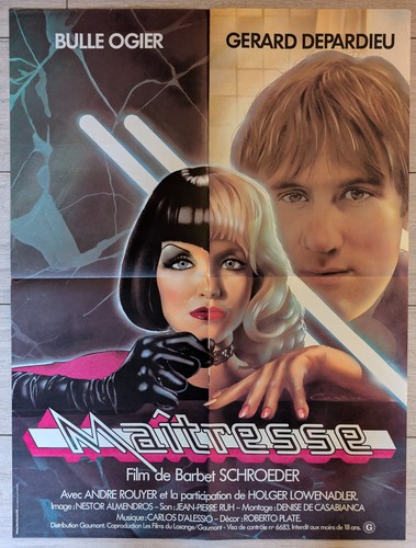 Affiche cinema maitresse - -,