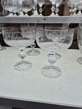 Lot 4 Coupes Champagne Cristal
