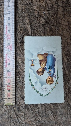 Image pieuse vintage - , bleu