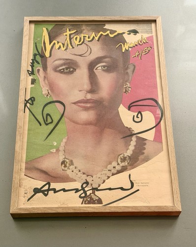 Andy warhol interview signé - interview,