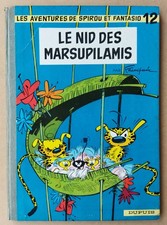FRANQUIN  --- SPIROU ET FANTASIO (12). LE NID DES MARSUPILAMIS  ---  EO 1960