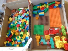 LOT LEGO DUPLO BRIQUES VRAC plaque Boite rangement 2,8  KG Premier age 1er