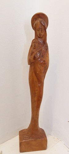 Sculpture bois sainte - sculpture,