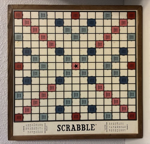 Scrabble deluxe vintage - scrabble,