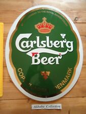 EMAIL CARLSBERG BEER ALCOHOL BEER BEER ENAMEL PLATE DENMARK 34*43 cm;