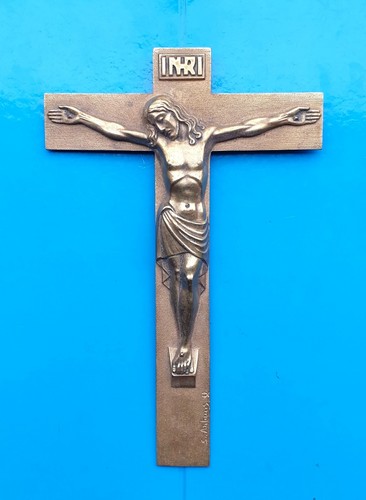 Grand crucifix bronze - grand,