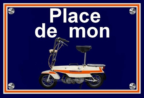 Plaque place mon - place, mobyx