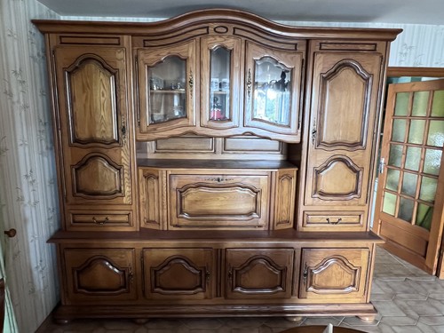 Salle manger chêne - manger, en