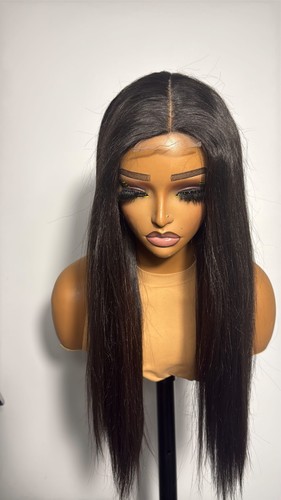 Human hair blend wig - human,