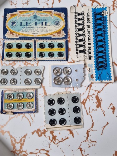 Lot boutons pression et - lot,