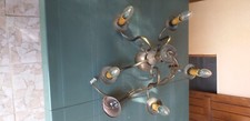 Lustre en étain 5 branches