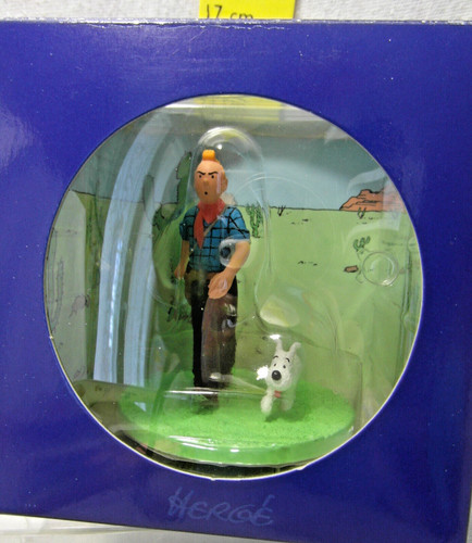 Tintin coffret scène - tintin,