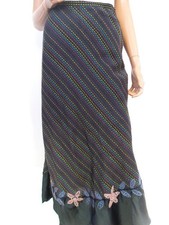 ✨ PAS Jupe longue pour Femmes Broderie Brun M ✨