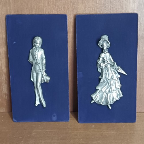 Cadre velour bleu - cadre,