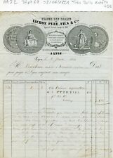 Dept 69 - Lyon Gare de Vaise - Very Beautiful Entête Sorter of Grains from 02/06/1851