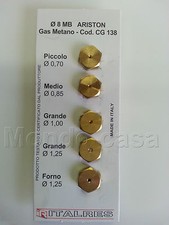 Methane Gas Nozzles Hob Oven Ariston Zanussi Indesit Candy Whirlpool