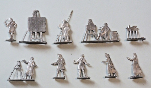 Plats étain zinnfiguren - d'étain,