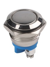 12V 16mm Métal Étanche Bouton Poussoir Momentanée Sur/Off Klaxon Interrupteur