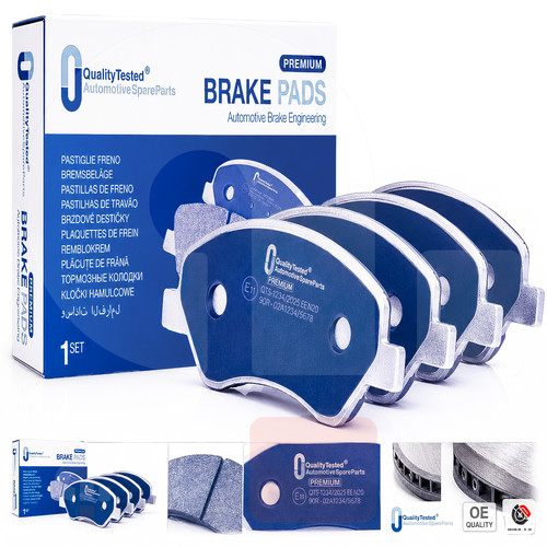 Kit plaquettes frein avant - plaquettes,