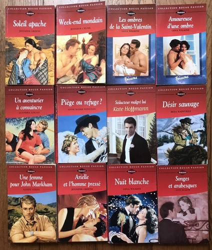 Lot livres harlequin - de,