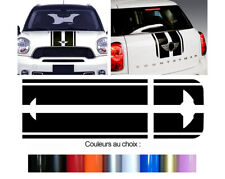 2 X BANDES CAPOT POUR MINI COUNTRYMAN DECO AUTO STICKER BD419-5*