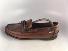 Sebago Brown Leather Docksides Boat/ Deck Shoe Men's Sz 9.5 M