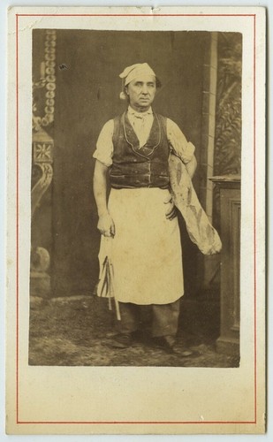Cdv circa 1870 boulanger - circa, 1870.