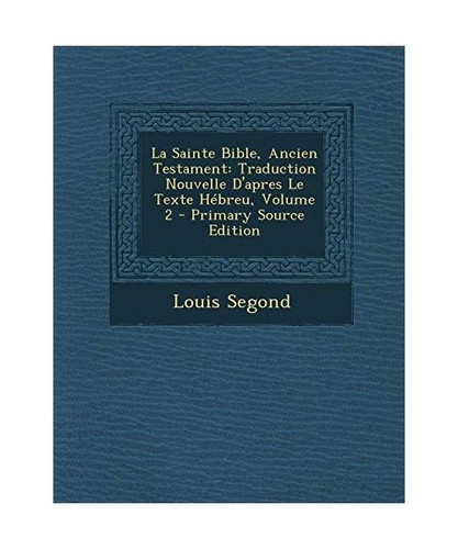 Sainte bible ancien - la,