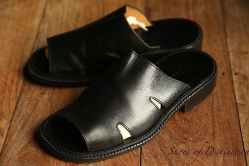 Sandales bally cuir noir - en,