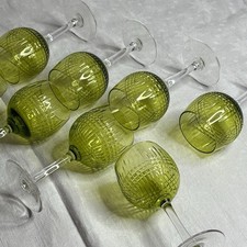 8 verre à vin en cristal