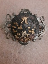 ANCIENNE BROCHE DECOR OISEAU
