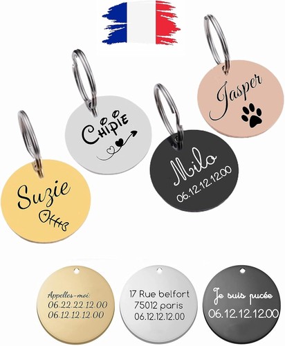 Médaille identification chien - médaille,