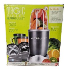 NutriBullet Magic Bullet Shake 600W Smoothie Blender 12 Piece Set NEW UNUSED 