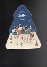 Boîte sapin chocolat Galler VIDE