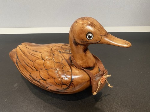Grand canard decoratif bois - canard, en