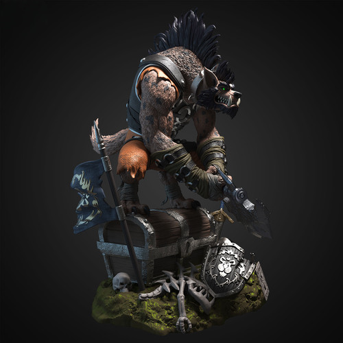 Hogger wow figurine - wow,