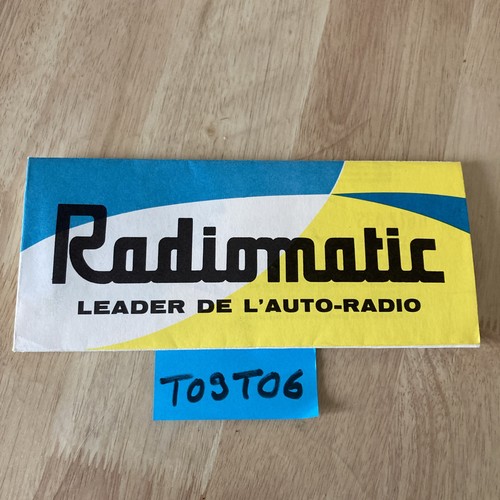 Poste radio radiomatic - poste,