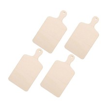  4 Pcs Jouets De Cuisine Jeu Rôle Pour Enfants Artisanat Bois Inachevé