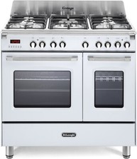 DELONGHI MEM965TWXED Cuisine Double Four Multifonctions Grilles Fonte Cl.a Blanc