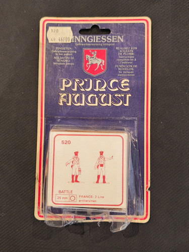 Prince august lead mold - august,